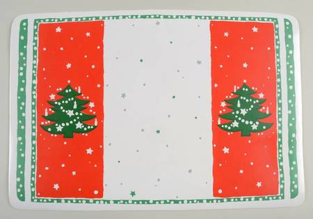 Christmas Tree Vinyl Placemat