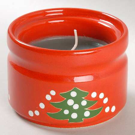 Christmas Tree Open Sugar Bowl/Votive