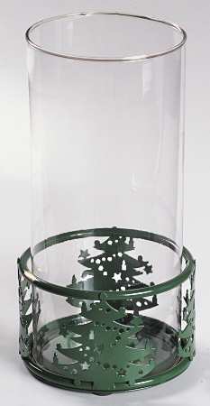 Christmas Tree Hurricane Lamp & Globe