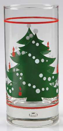 Christmas Tree 16 Oz Glassware Cooler