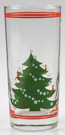Christmas Tree 16 Oz Glassware Cooler
