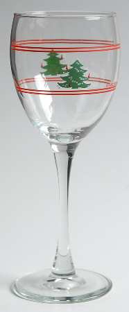 Christmas Tree 8 Oz Glassware Wine