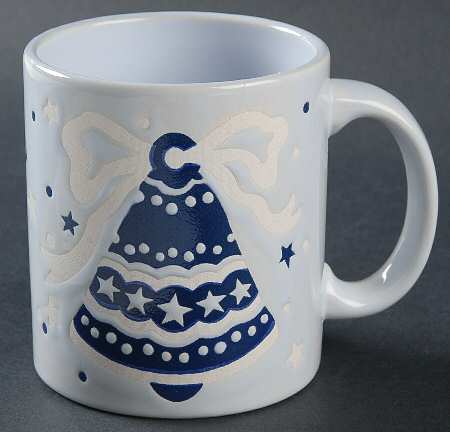 Christmas Tree Light Blue Mug