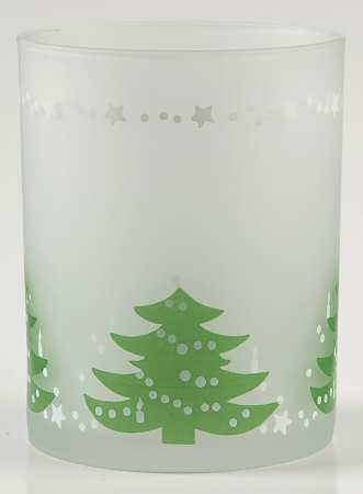 Christmas Tree 14 Oz Glassware Double Old Fashioned