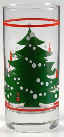 Christmas Tree 16 Oz Glassware Cooler