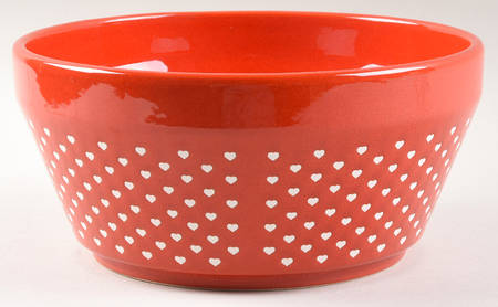 Heart 9" Round Vegetable Bowl