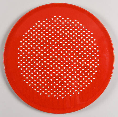 Heart 12" Chop Plate (Round Platter)