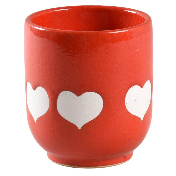 Heart Short China Tumbler