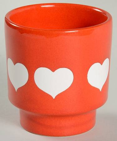 Heart Short China Tumbler