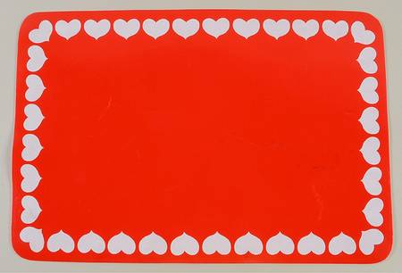 Heart Vinyl Placemat