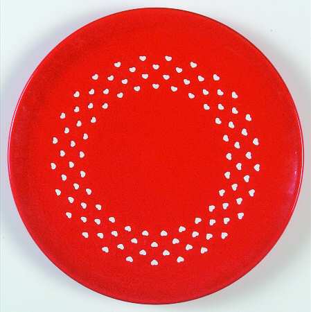 Heart Salad Plate