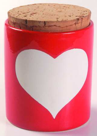 Heart 3" Storage Jar & Lid