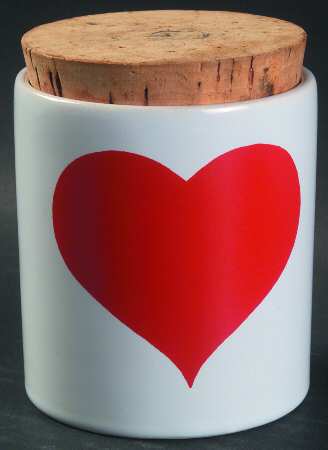 Heart 3" Storage Jar & Lid