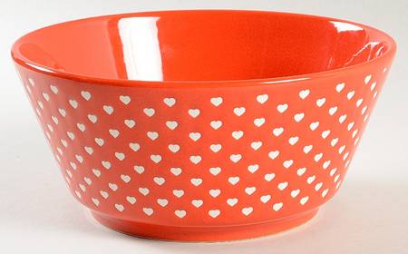 Heart 7" Round Vegetable Bowl