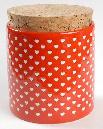 Heart 4" Storage Jar & Lid