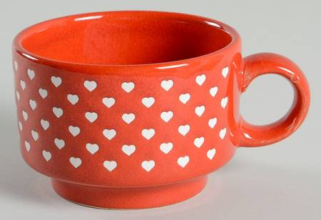 Heart Flat Cup