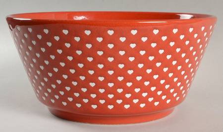 Heart 8" Salad Serving Bowl