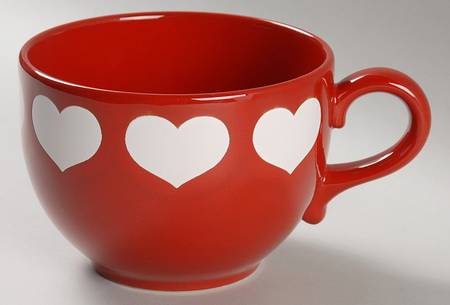 Heart Red Jumbo Mug