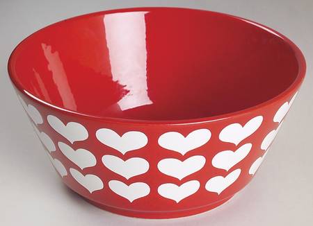 Heart 7" Round Vegetable Bowl