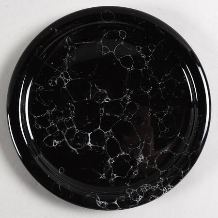 Marble Black Salad Plate