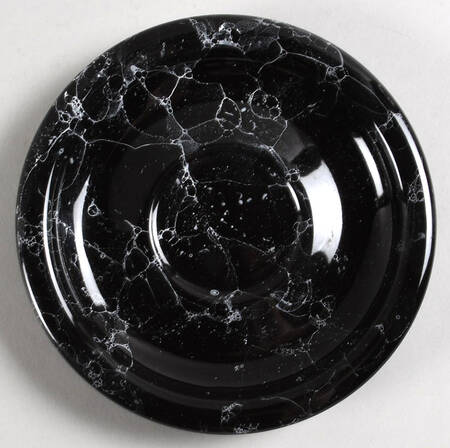 Marble Black Saucer