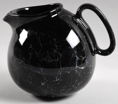 Marble Black 48 Oz Pitcher by Waechtersbach