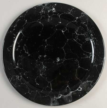 Marble Black Service Plate (Charger)