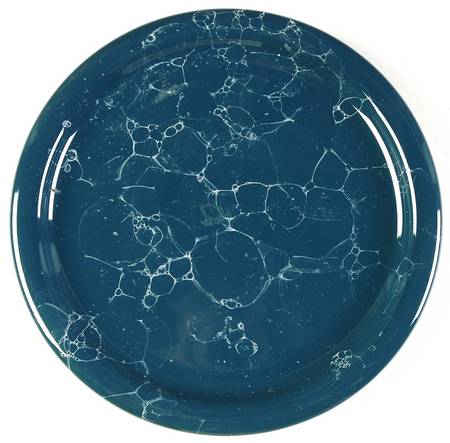 Marble Spruce Green Salad Plate