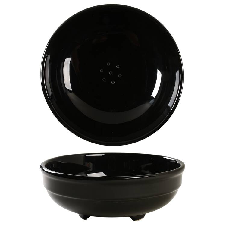 Solid Colours Black Fruit Strainer