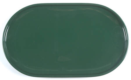 Solid Colours Hunter Green 13" Oval Serving Platter