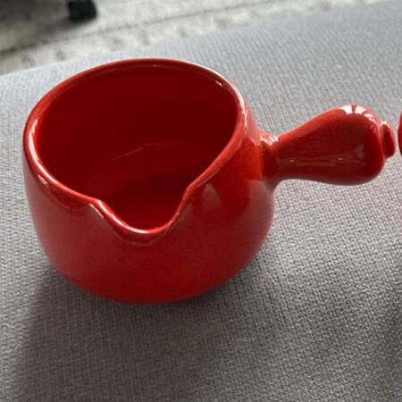 Solid Colours Red Open Butter Sauce