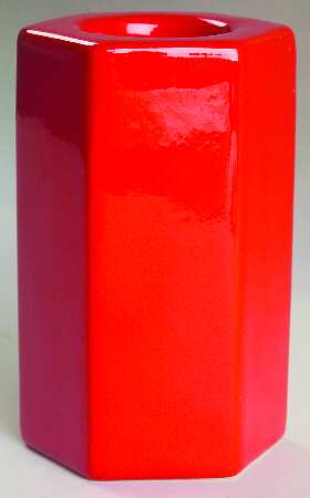 Solid Colours Red 5" Tea Light Candleholder