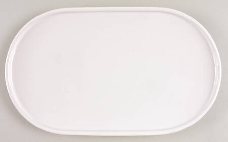 Solid Colours White 13" Oval Serving Platter