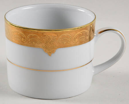 Grande Baroque Gold Flat Cup