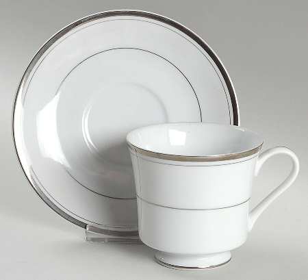 Newport Footed Cup & Saucer Set