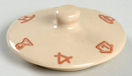 Chuck Wagon Lid for Sugar Bowl