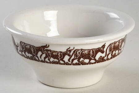 Long Horn (Westward Ho) Fruit/Dessert (Sauce) Bowl