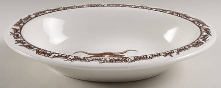 Long Horn (Westward Ho) 12" Oval Vegetable Bowl