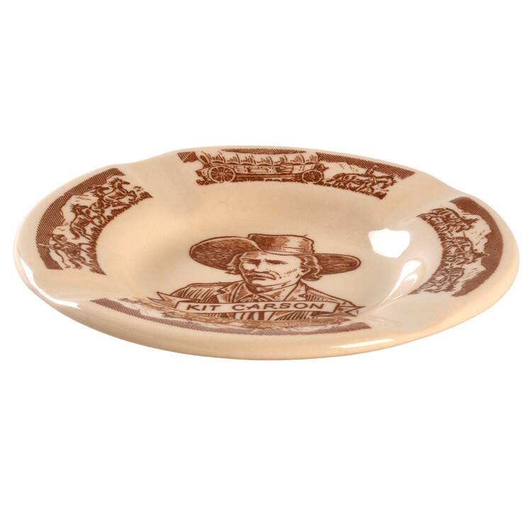 Pioneer Trails Brown Small Ashtray