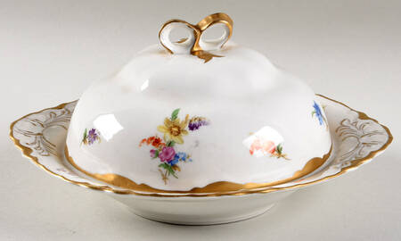 Dresden Round Covered Butter