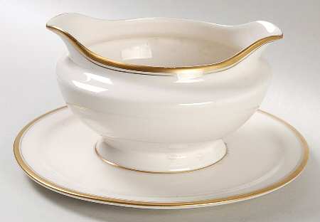 Regency Gravy Boat with Attached Underplate