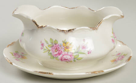 Rosemont Gravy Boat with Attached Underplate
