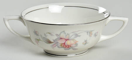 Silver Moon Cream Soup Bowl