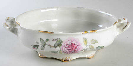 Venetian Rose Gold Round Vegetable No Lid