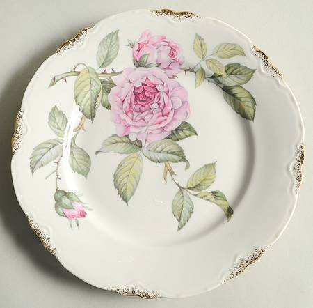 Venetian Rose Gold Salad Plate