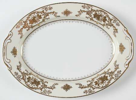Y-102 12" Oval Serving Platter