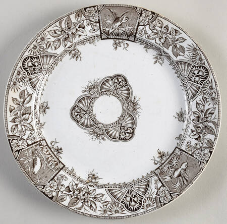 Alexandria Brown (Smooth) Luncheon Plate