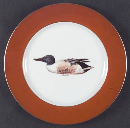 Decoys Rust Dinner Plate