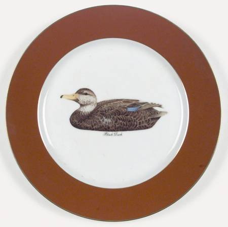 Decoys Rust Dinner Plate