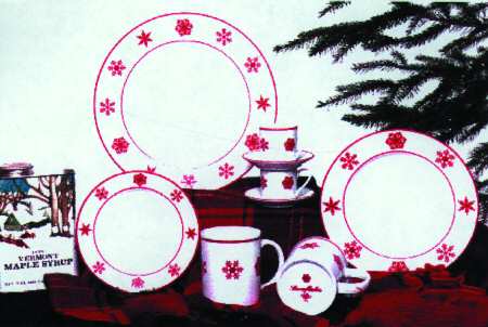Snowflake Red by Woodmere